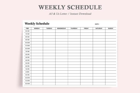 2024 Weekly Planner