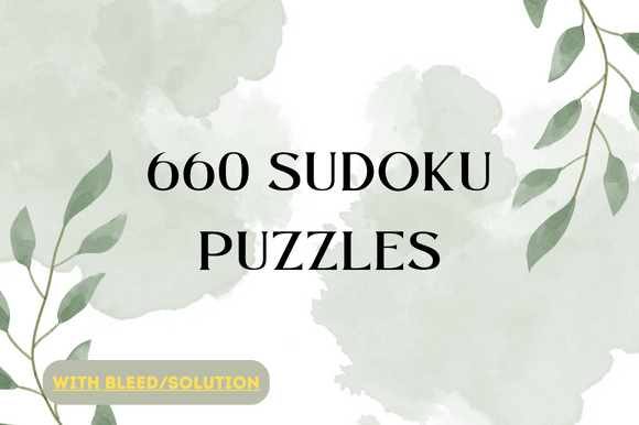 660 SUDOKU PUZZLES: A Strategic Tool for Mental Clarity and Productive Thinking
