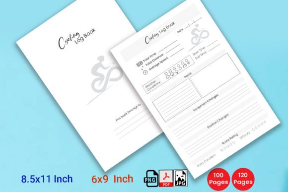 Cycling Logbook Kdp Interior Print Ready