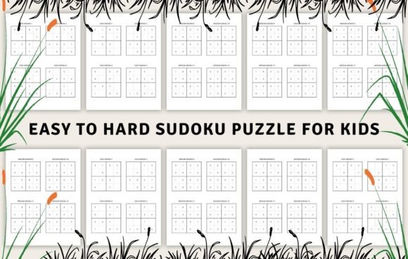 Easy to Hard Sudoku Puzzle for Kids