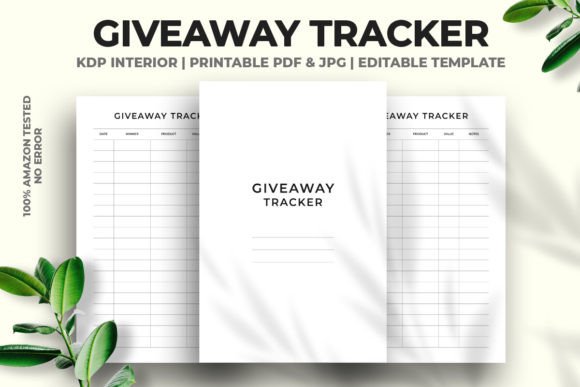 Giveaway Tracker KDP Interior