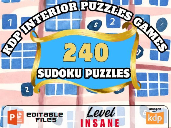 Insane 240 Sudoku Puzzles for Adults: A Challenging Mental Workout