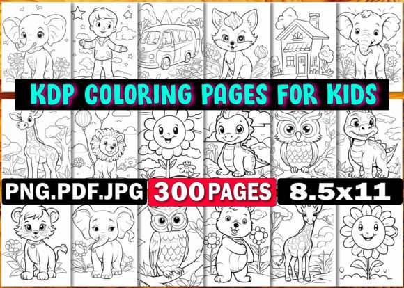 KDP Coloring Pages for Kids