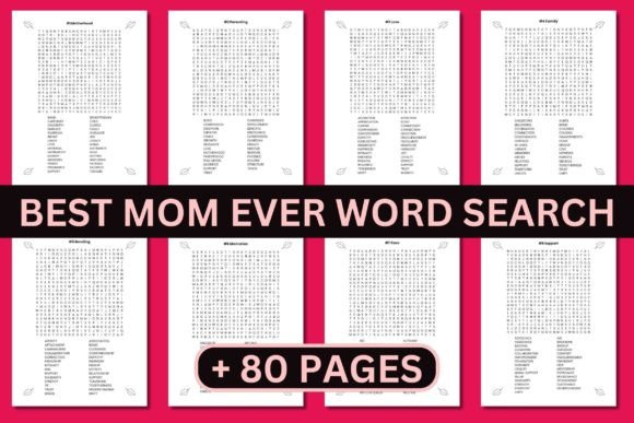 Mom Word Search for Adults