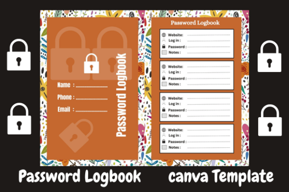 Password Logbook 6x9 in: Secure Your Digital Life